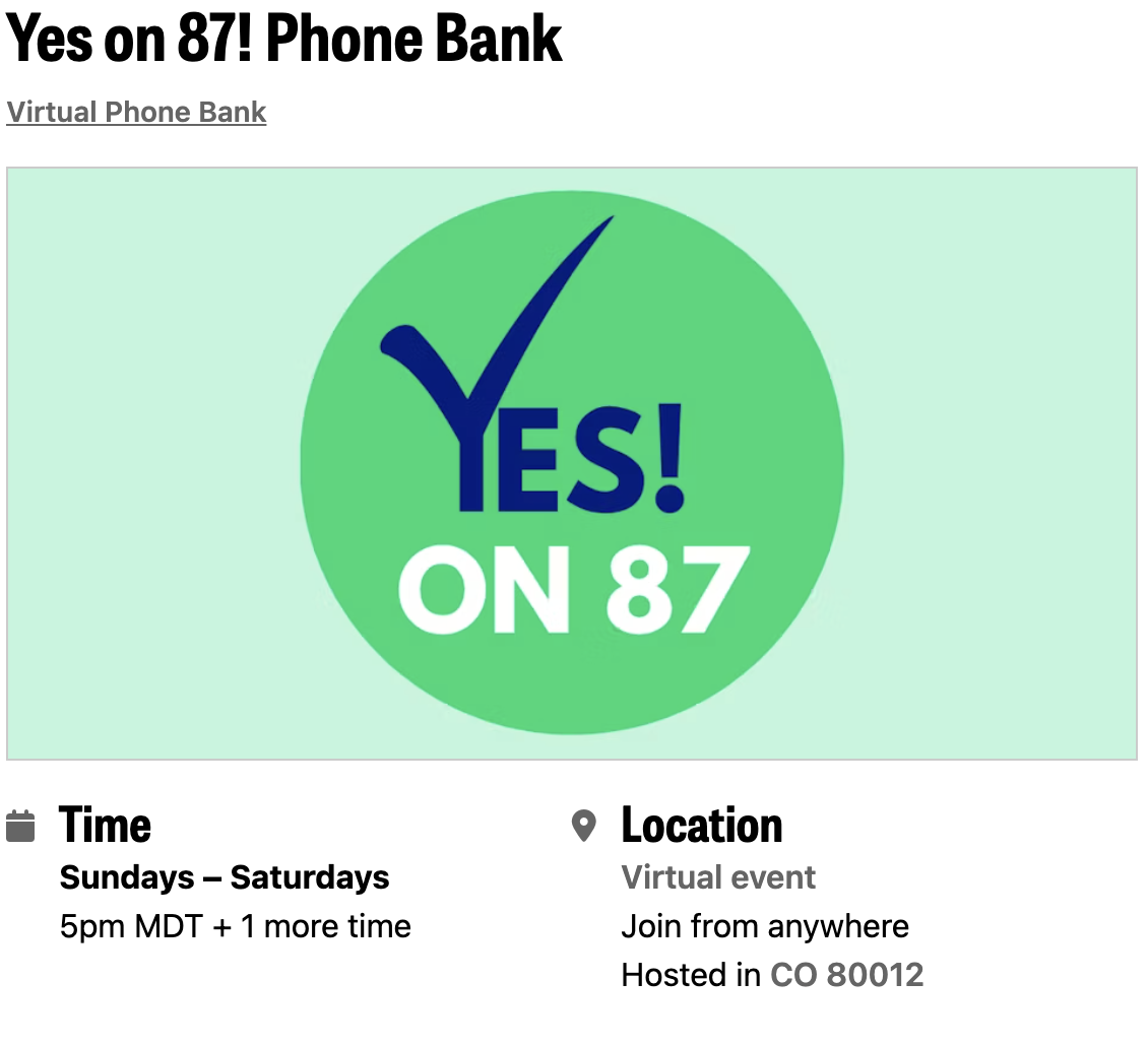 Yes on 87